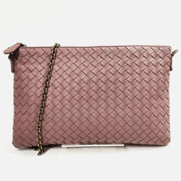 💎✨Authentic✨💎Bottega Veneta Shoulder Bag Pink - Picture 1 of 8